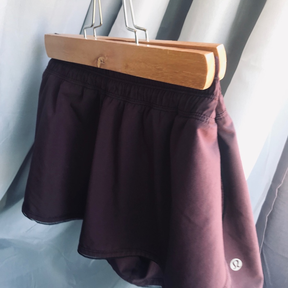 Burgundy Lululemon Shorts! 57%